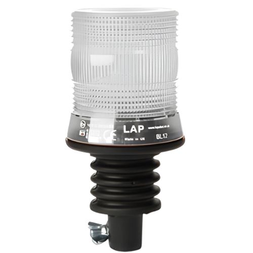 Led Beacon - Amber Colour, Flexi DIN Fixing, 12/24v, LAP Electrical - LKB 040C